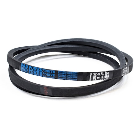 D&D B92/5L950 Classical V-Belt, 95 in Outside Length, 21/32 in Top Width, 1 Ribs B92/5L950